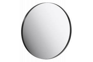 Зеркало в металлической раме RM 80, RM0208BLK (черный)