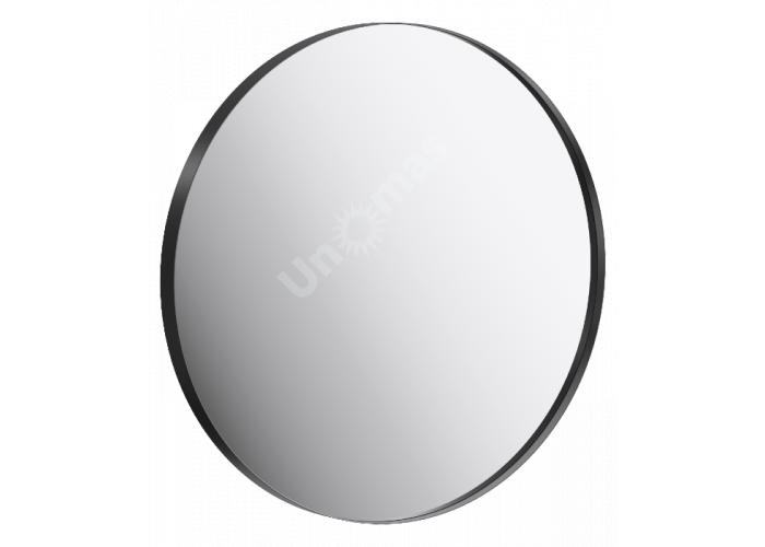 Зеркало в металлической раме RM 80, RM0208BLK (черный)