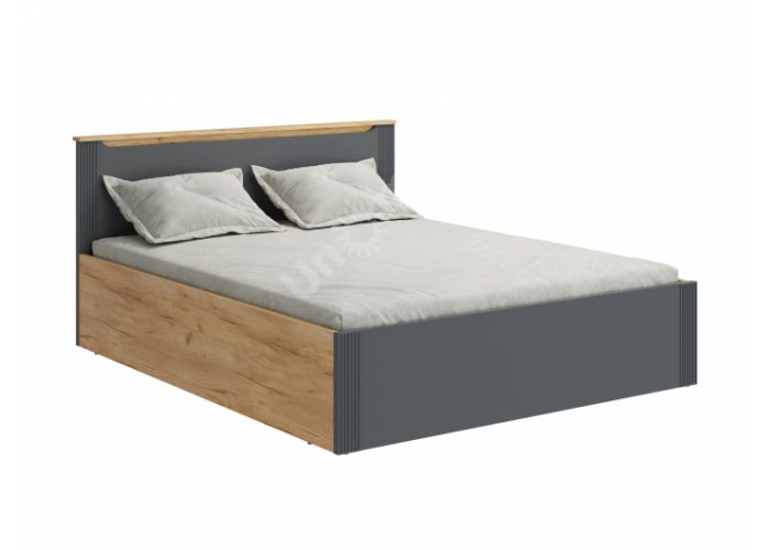 Эмилия Кровать с подъемным механизмом ЭЛ-35 дуб крафт золотой/графит