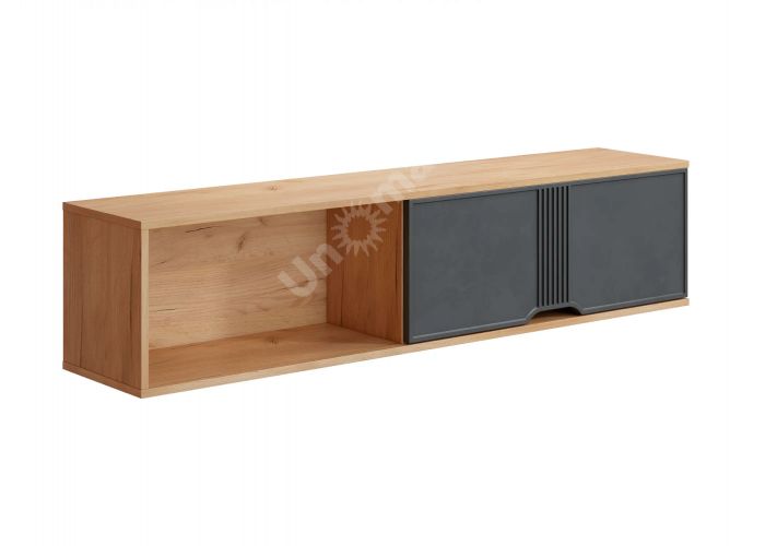 Полка Эмилия ЭЛ-41 дуб крафт золотой/графит