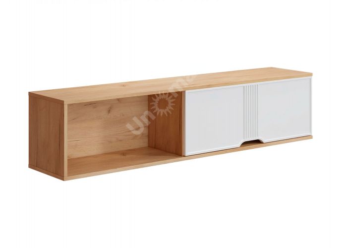 Полка Эмилия ЭЛ-41 дуб крафт золотой/меренга