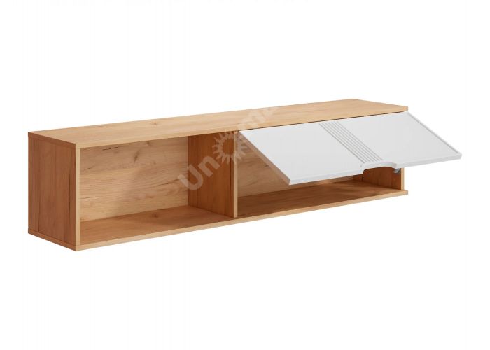 Полка Эмилия ЭЛ-41 дуб крафт золотой/меренга