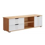 Тумба Эмилия ЭЛ-40 дуб крафт золотой/меренга