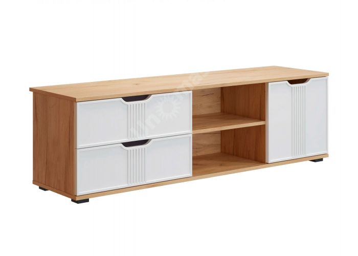 Тумба Эмилия ЭЛ-40 дуб крафт золотой/меренга