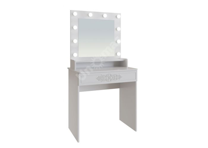Туалетный стол с зеркалом "Ассоль Лайт" ТСН-4 (без лампочек) 