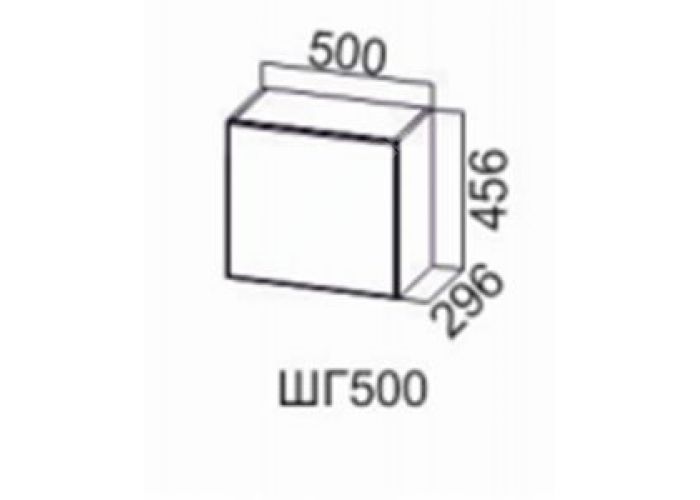 Вектор, ШГ500/456 Шкаф навесной 500/456 (горизонт.)