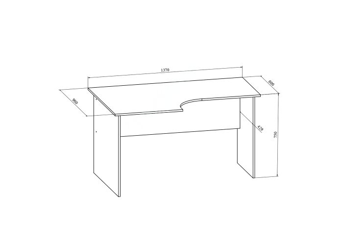 Мебель бытовая Офис стол ОФ-10