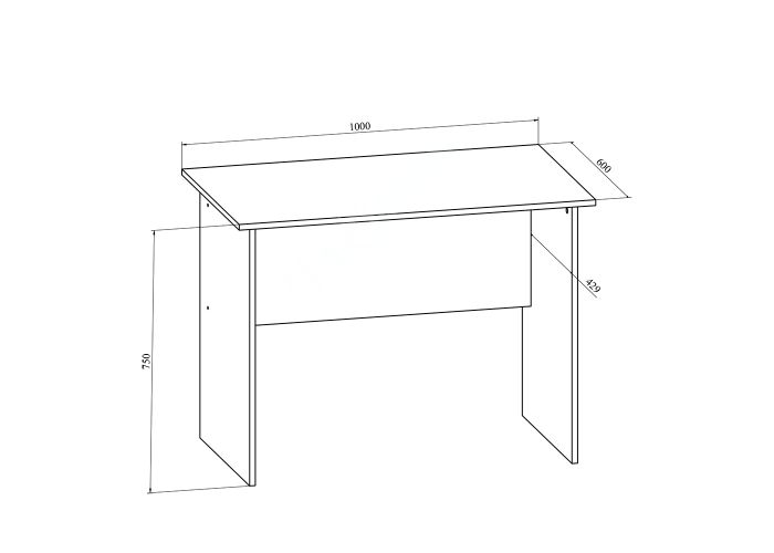 Мебель бытовая Офис стол ОФ-111К