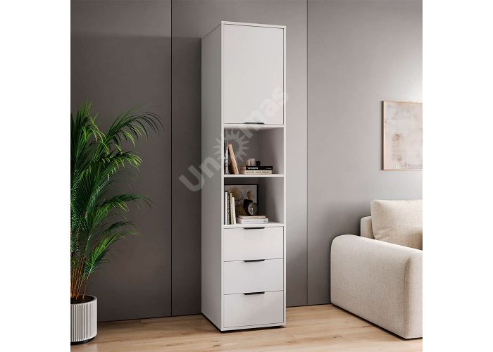 Пенал Оптима, ОП-03 белый структурный/меренга