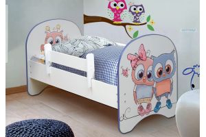 Кровать детская с фотопечатью без ящика Совята