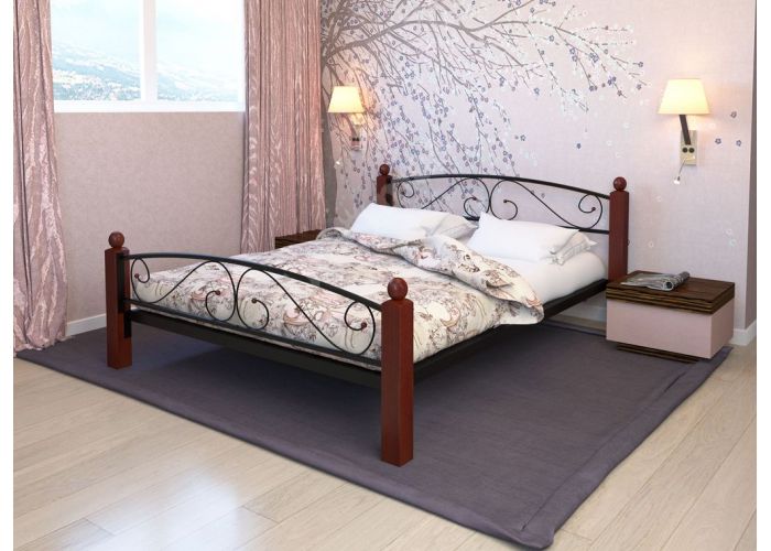 Вероника Lux, кровать двуспальная 180 см