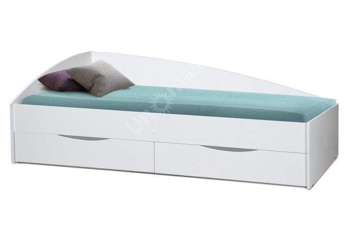 Кровать одинарная "Фея - 3" (асимметричная) 90х200 см