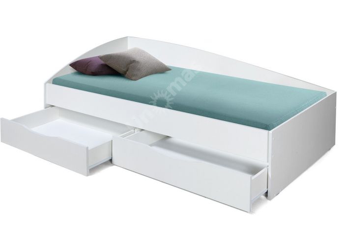 Кровать одинарная "Фея - 3" (асимметричная) 90х200 см