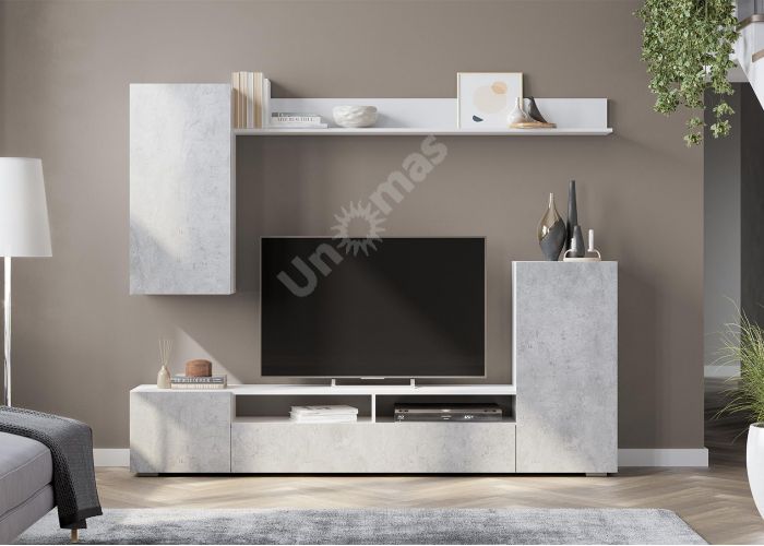 Мебель для гостиной, МГС 4 (Цемент светлый)