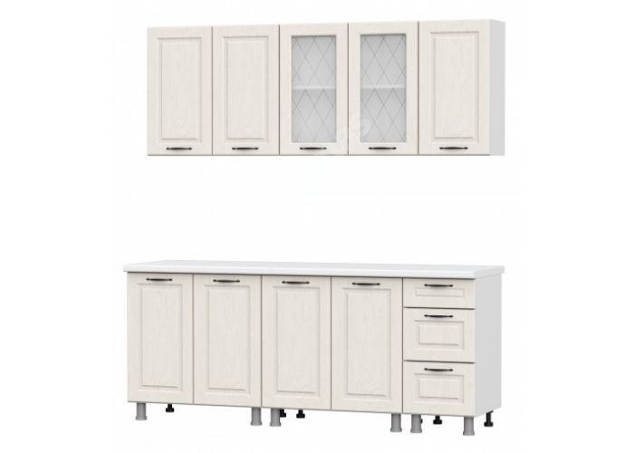 Кухонный гарнитур Грейвуд МДФ 2,0 м  (без столешницы)