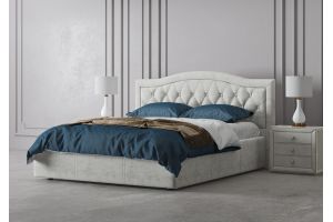 Кровати с мягкими спинками, интерьерные кровати (37)
