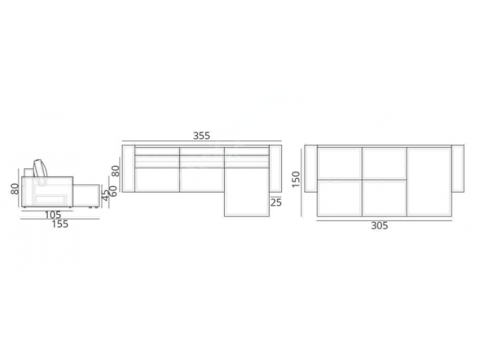 Диван Угловой "Плумард"