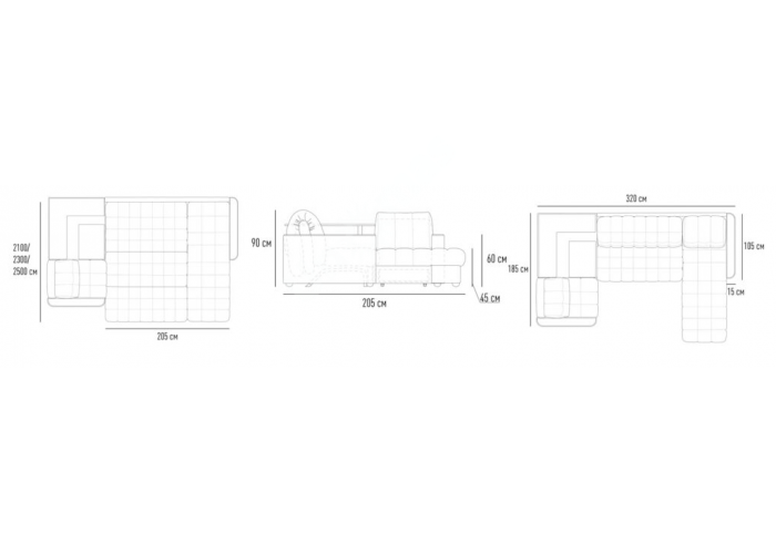 Диван Угловой "Адриатика"