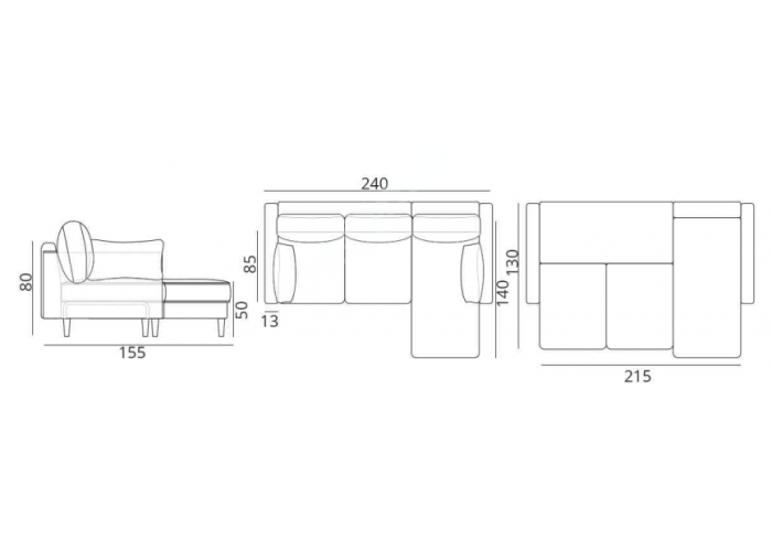 Диван Угловой "Грейс"