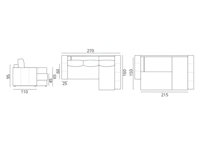 Диван Угловой "Феллини"