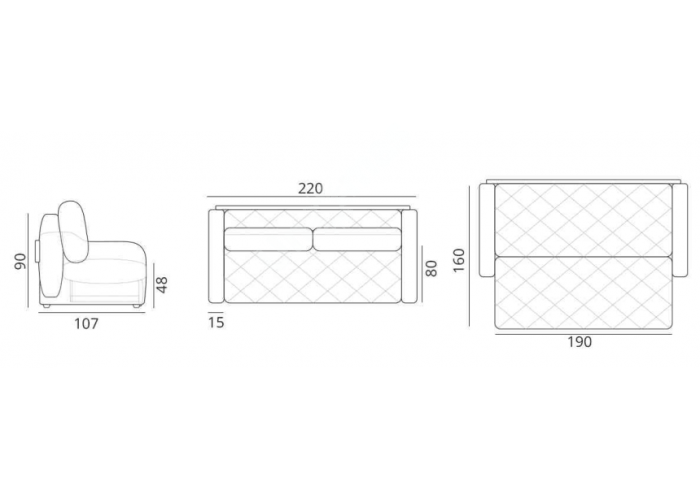 Диван Прямой "Бостон"