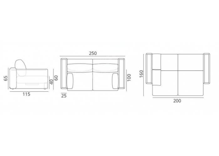 Диван Прямой "Брабус"