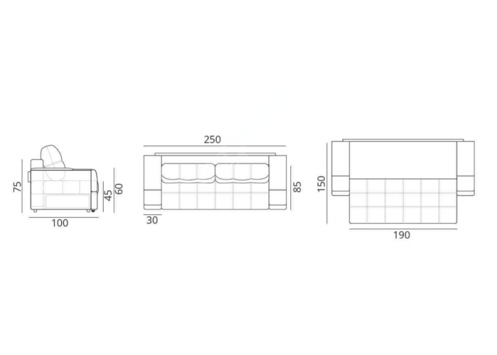 Диван Прямой "Бруклин"