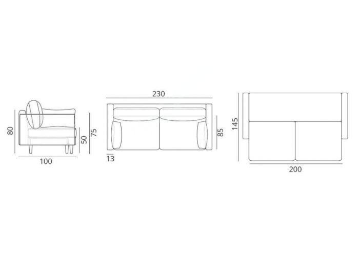 Диван Прямой "Грейс"