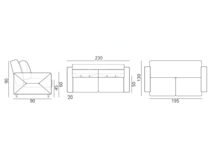 Диван Прямой "Жако"