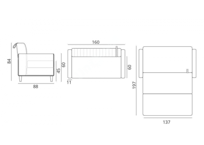 Диван Прямой "Фиджи"